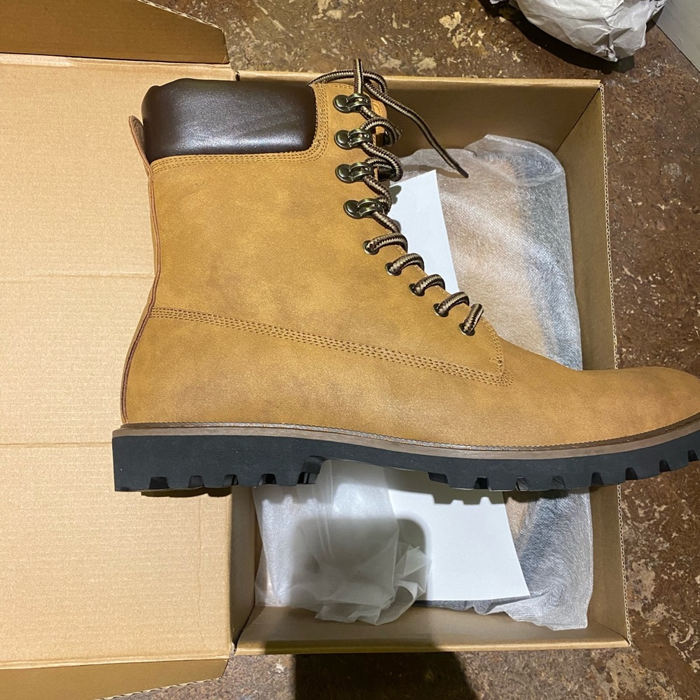 Polar Fox tan boots size 12